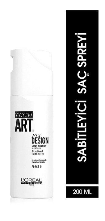 L'Oreal Paris Techni Art Fix Design Sabitleyici Islak Görünümlü Keratinli Güçlü Saç Spreyi 200 ml