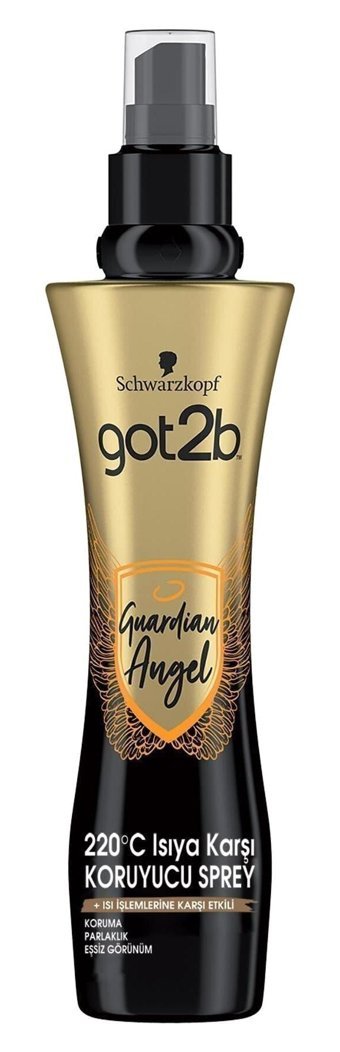 Schwarzkopf Got2B - Guardian Angel Isıdan Koruyucu Islak Görünümlü Keratinli Güçlü Saç Spreyi 200 ml