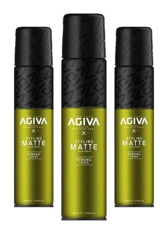 Agiva Styling Matte Dolgunlaştırıcı Islak Görünümlü Keratinli Güçlü Saç Spreyi 3x400 ml