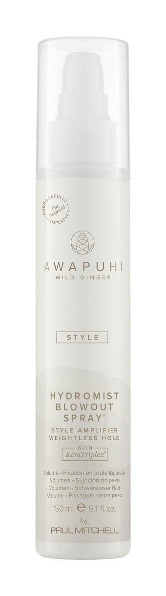 Awapuhi Wild Ginger Awg Hydromist Blow-Ou Isıdan Koruyucu Islak Görünümlü Provitaminli Hafif Saç Spreyi 150 ml