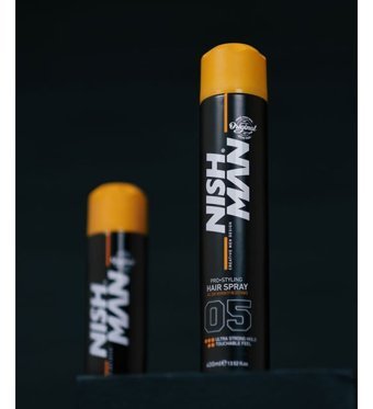 Nish No: 5 Sabitleyici Islak Görünümlü Provitaminli Ultra Güçlü Saç Spreyi 400 ml