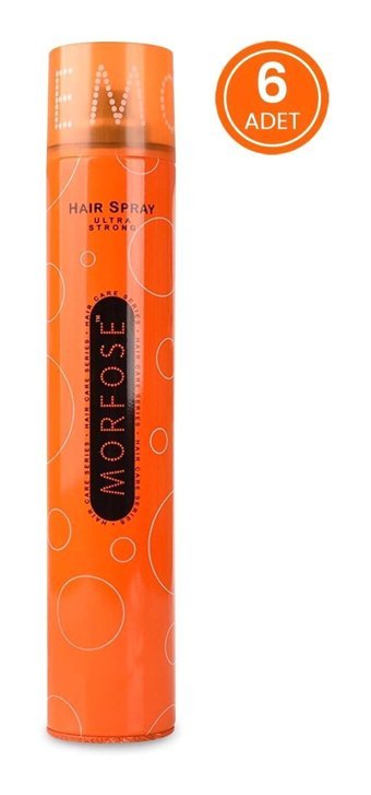 Morfose Sabitleyici Islak Görünümlü Provitaminli Ekstra Güçlü Saç Spreyi 6x400 ml