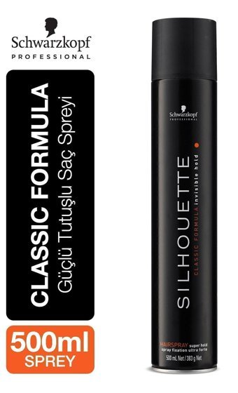 Schwarzkopf Silhouette Sabitleyici Islak Görünümlü Provitaminli Ekstra Güçlü Saç Spreyi 500 ml