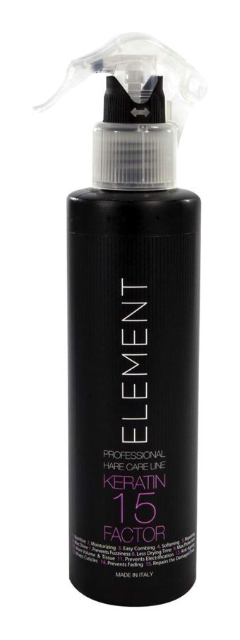 Element 15 Factor Leave-İn Şekillendirici Islak Görünümlü Keratinli Güçlü Saç Spreyi 220 ml