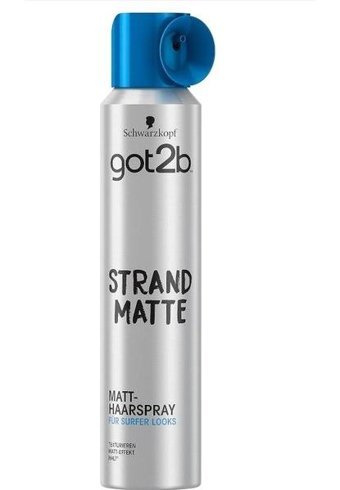 Schwarzkopf Got2B - Strand Matte Şekillendirici Islak Görünümlü Keratinli Güçlü Saç Spreyi 200 ml