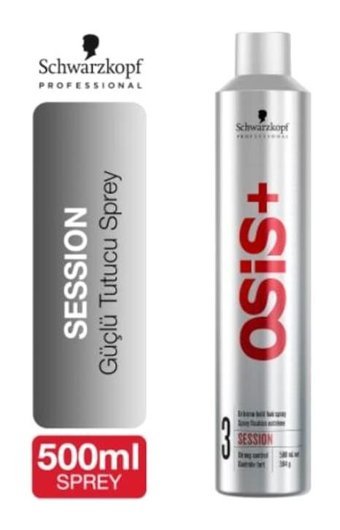 Schwarzkopf Osis Session Sabitleyici Islak Görünümlü Provitaminli Güçlü Saç Spreyi 500 ml