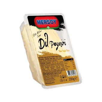 Mersoy Tam Yağlı Dil İnek Peyniri 200 gr