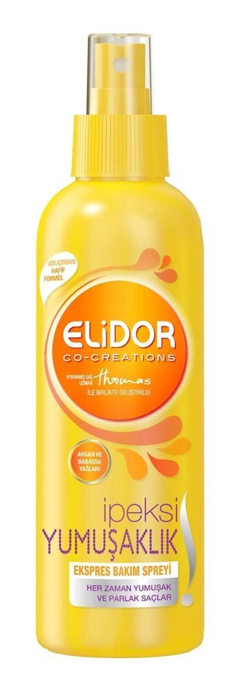 Elidor Ekspres Onarıcı Islak Görünümlü Keratinli Güçlü Saç Spreyi 210 ml