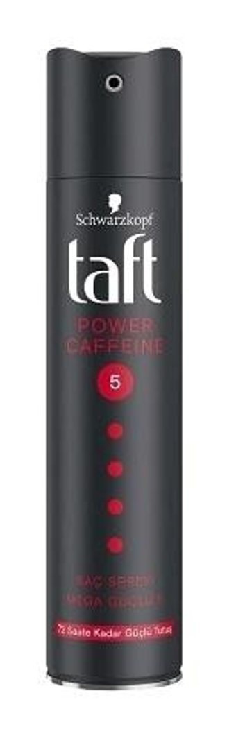 Schwarzkopf Taft Power Caffeine Sabitleyici Islak Görünümlü Provitaminli Güçlü Saç Spreyi 250 ml