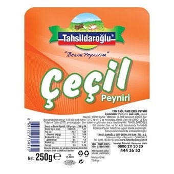 Tahsildaroğlu Çeçil İnek Peyniri 225 gr