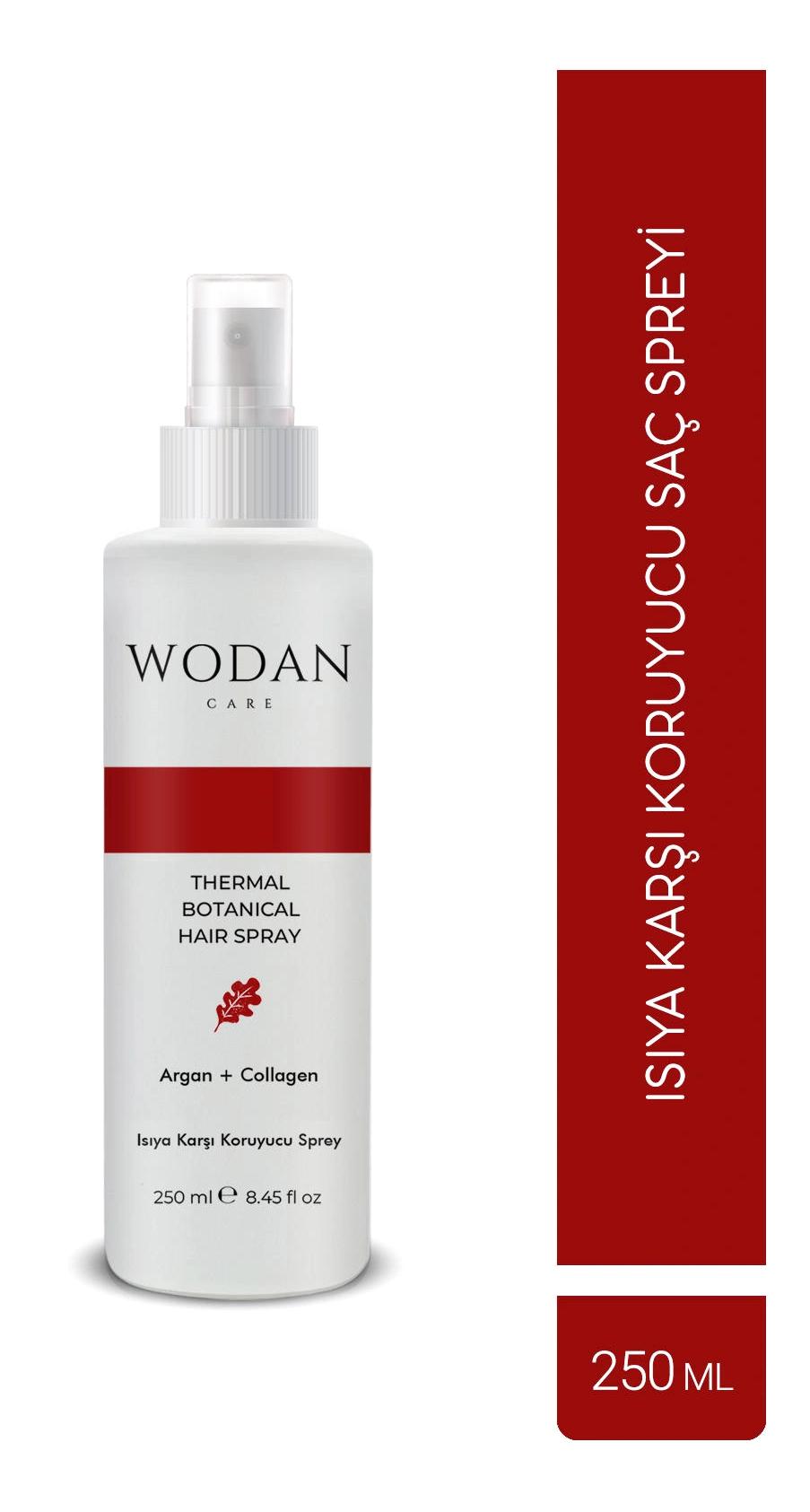 Wodan Care Termal Botonical Isıdan Koruyucu Islak Görünümlü Provitaminli Hafif Saç Spreyi 250 ml