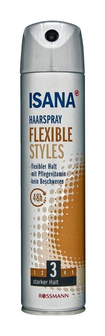 Isana Flexible Styles Şekillendirici Islak Görünümlü Keratinli Güçlü Saç Spreyi 250 ml