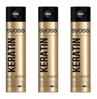 Syoss No: 4 Onarıcı Islak Görünümlü Keratinli Saç Spreyi 400 ml