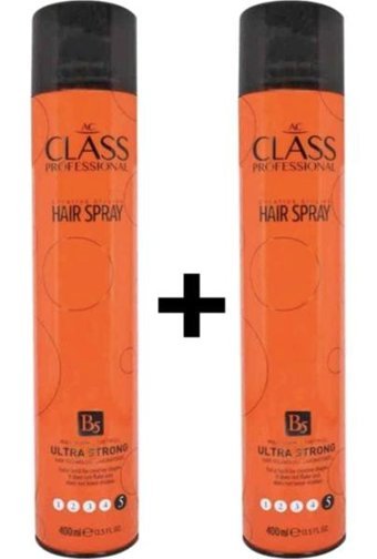 Ac Class Turuncu Sabitleyici Islak Görünümlü C-E Vitaminli Ekstra Güçlü Saç Spreyi 2x400 ml
