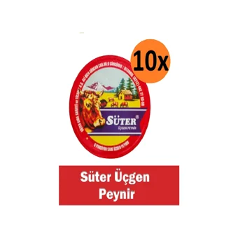 Süter Üçgen İnek Peyniri 10x110 gr