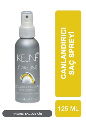 Keune Care Line Vital Nutrition Şekillendirici Islak Görünümlü Keratinli Güçlü Saç Spreyi 125 ml