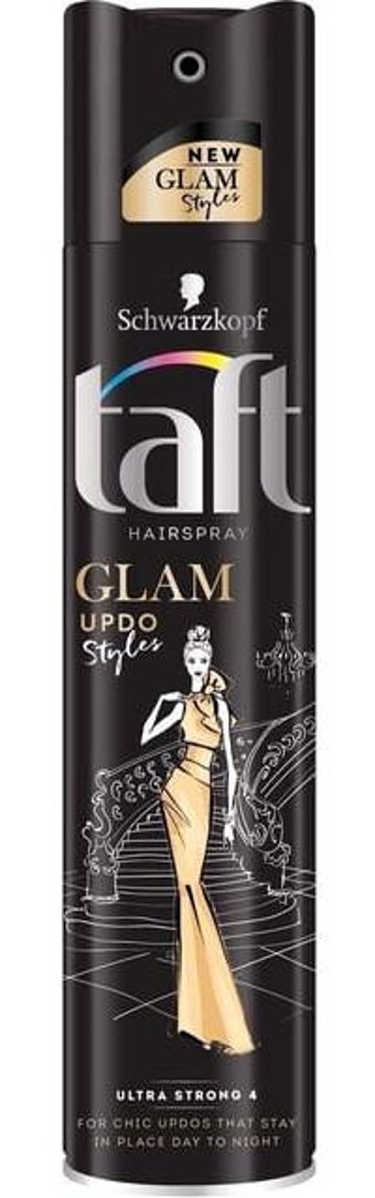 Schwarzkopf Taft Glam Updo Styles Ultra Sabitleyici Islak Görünümlü Provitaminli Ekstra Güçlü Saç Spreyi 250 ml