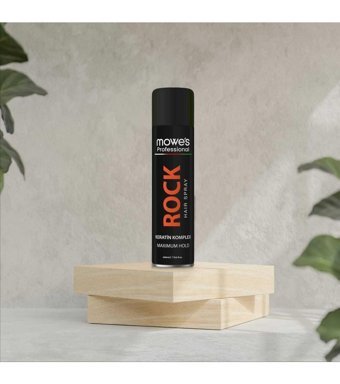 Mowes Professional Rock Besleyici Islak Görünümlü Keratinli Hafif Saç Spreyi 400 ml