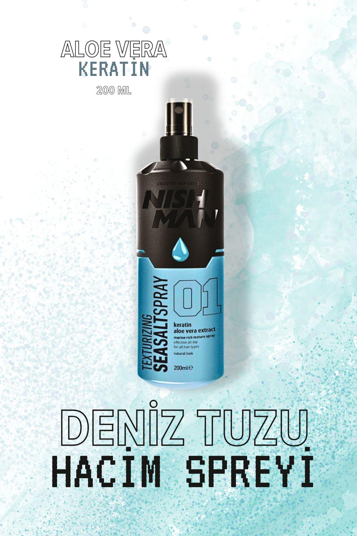 Niishman No: 1 Şekillendirici Islak Görünümlü Deniz Tuzlu Saç Spreyi 200 ml