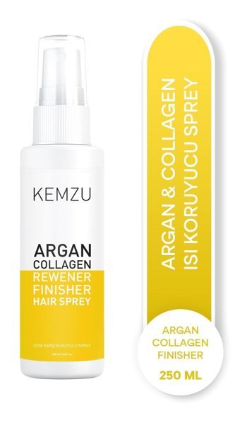 Kemzu Besleyici Islak Görünümlü Argan Yağlı Güçlü Saç Spreyi 250 ml