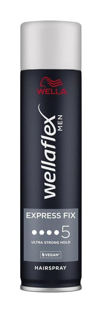 Wella Men Express Fix Sabitleyici Islak Görünümlü Provitaminli Ekstra Güçlü Saç Spreyi 250 ml