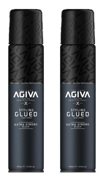 Agiva Styling Glued Exstra Dolgunlaştırıcı Islak Görünümlü Keratinli Ekstra Güçlü Saç Spreyi 2x400 ml