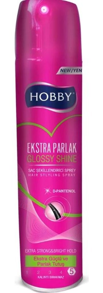 Hobby Şekillendirici Islak Görünümlü E Vitaminli Ekstra Güçlü Saç Spreyi 250 ml
