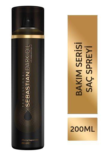 Sebastian Dark Oil Parlaklık Veren Islak Görünümlü Provitaminli Hafif Saç Spreyi 200 ml