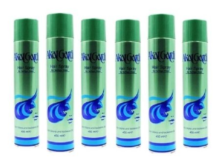 Akat Gardi Yağlı Saçlar - Yeşil Şekillendirici Islak Görünümlü Keratinli Güçlü Saç Spreyi 6x180 ml