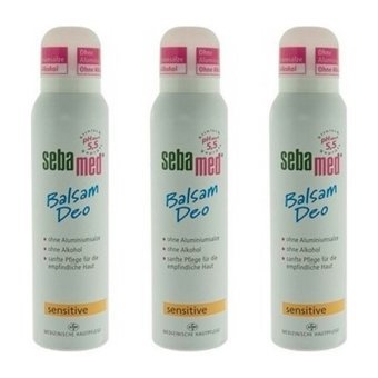 Sebamed Aerosol Sensitive Pudrasız Ter Önleyici Sprey Kadın Deodorant 3x150 ml