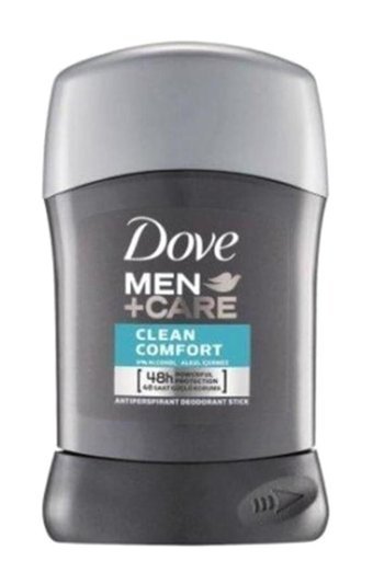 Dove Clean Comfort Pudrasız Ter Önleyici Antiperspirant Stick Erkek Deodorant 24x50 ml