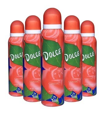 Dolce Classic Pudrasız Ter Önleyici Sprey Kadın Deodorant 5x150 ml