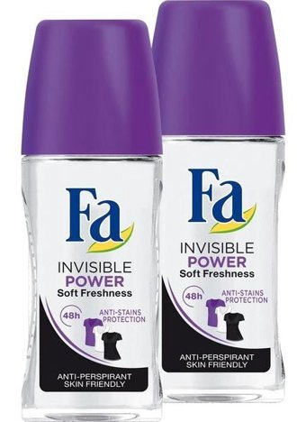 Fa Sport Invisible Pudrasız Ter Önleyici Antiperspirant Roll-On Kadın Deodorant 2x50 ml