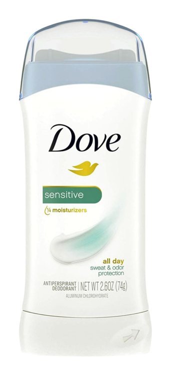 Dove Sensitive Pudralı Ter Önleyici Antiperspirant Stick Kadın Deodorant 74 gr