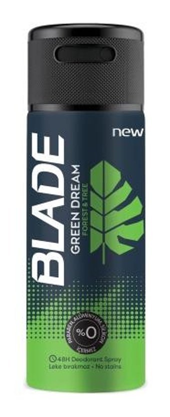 Blade Green Dream Pudrasız Ter Önleyici Antiperspirant Sprey Erkek Deodorant 150 ml