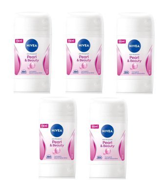 Nivea Pearl & Beauty Pudralı Ter Önleyici Antiperspirant Roll-On Kadın Deodorant 5x50 ml