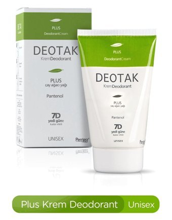 Deotak Plus Pudrasız Ter Önleyici Krem Erkek Deodorant 35 ml