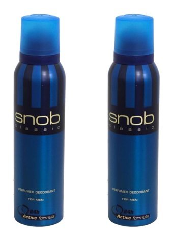 Snob Pudrasız Ter Önleyici Sprey Erkek Deodorant 2x150 ml