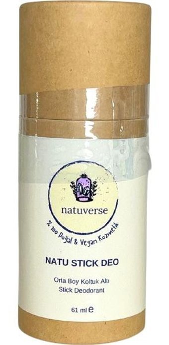 Natuverse Vegan Pudrasız Ter Önleyici Organik Stick Kadın Deodorant 61 ml