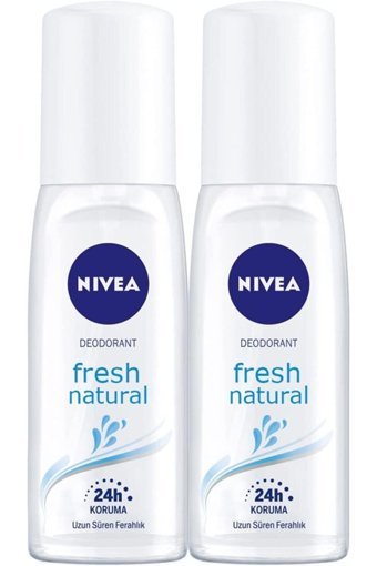 Nivea Pudrasız Ter Önleyici Organik Sprey Kadın Deodorant 2x75 ml