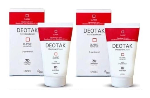 Deotak Classic Pudrasız Ter Önleyici Antiperspirant Krem Unisex Deodorant 2x35 ml