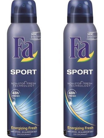 Fa Sport Invisible Pudrasız Ter Önleyici Sprey Erkek Deodorant 2x150 ml