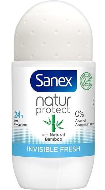 Sanex Natur Invisible Fresh Pudrasız Ter Önleyici Organik Roll-On Erkek Deodorant 50 ml