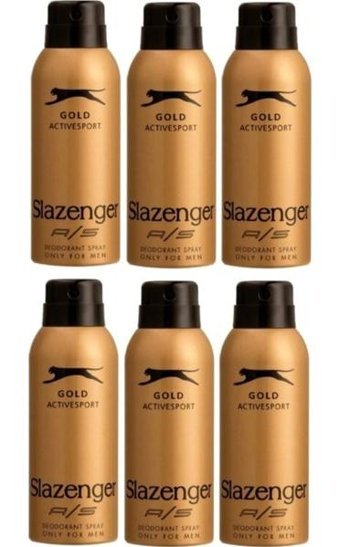 Slazenger Gold Pudrasız Sprey Erkek Deodorant 6x150 ml