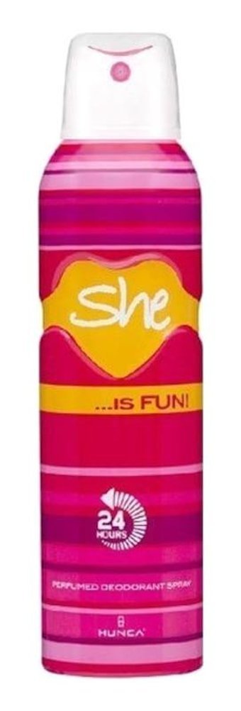 She Is Fun Pudralı Ter Önleyici Antiperspirant Sprey Kadın Deodorant 150 ml