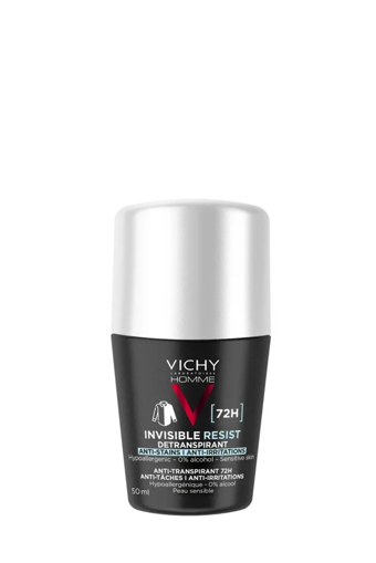 Vichy Invisible Resist Pudrasız Ter Önleyici Antiperspirant Roll-On Erkek Deodorant 50 ml