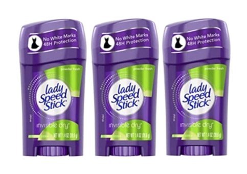Lady Speed Stick Invisible Dry Powder Fresh Pudrasız Ter Önleyici Stick Kadın Deodorant 3x40 gr