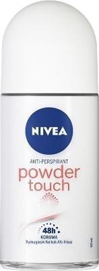 Nivea Powder Touch Pudrasız Ter Önleyici Antiperspirant Roll-On Kadın Deodorant 4x50 ml
