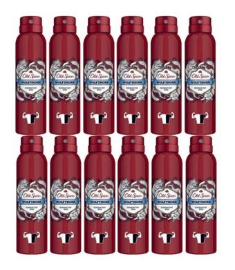 Old Spice Wolfthorn Pudrasız Ter Önleyici Sprey Erkek Deodorant 12x150 ml