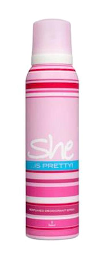 She Is Pretty Pudrasız Ter Önleyici Sprey Kadın Deodorant 6x150 ml